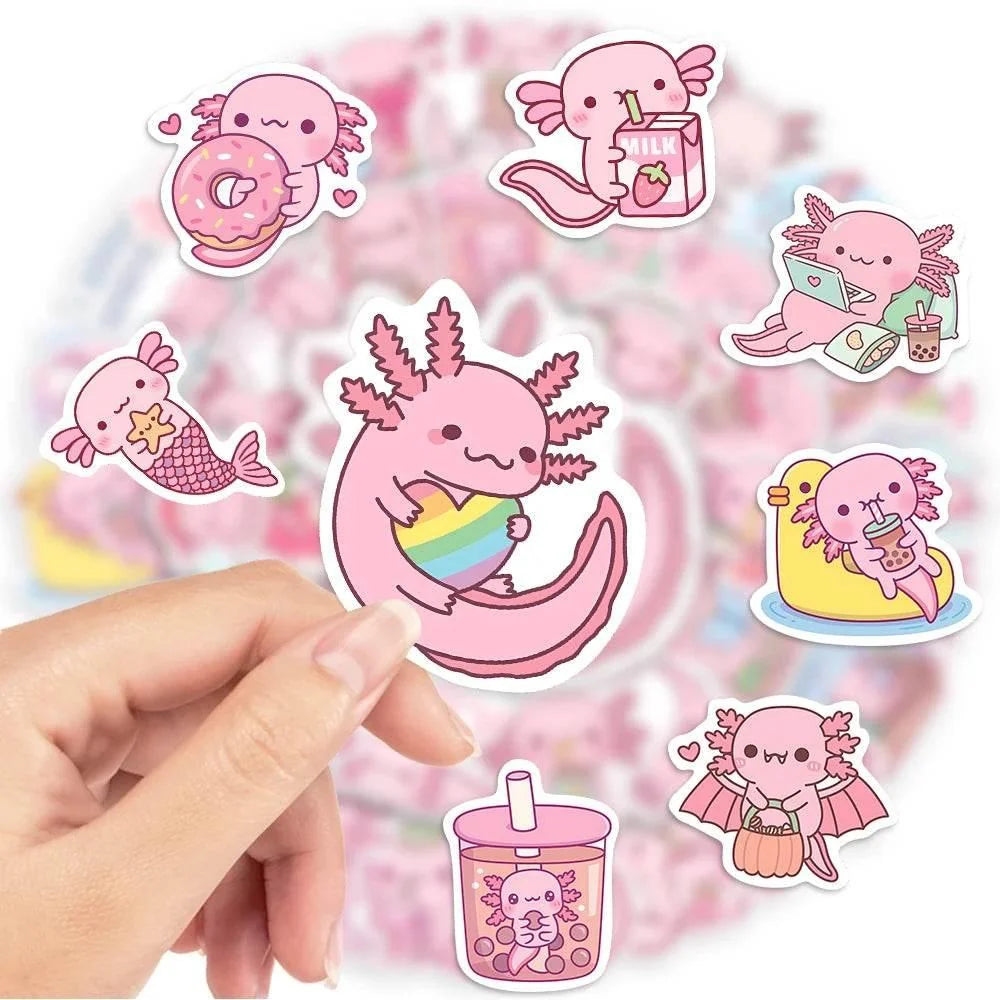 Axolotl Adorables Sticker Set