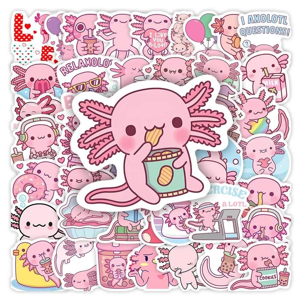 Axolotl Adorables Sticker Set