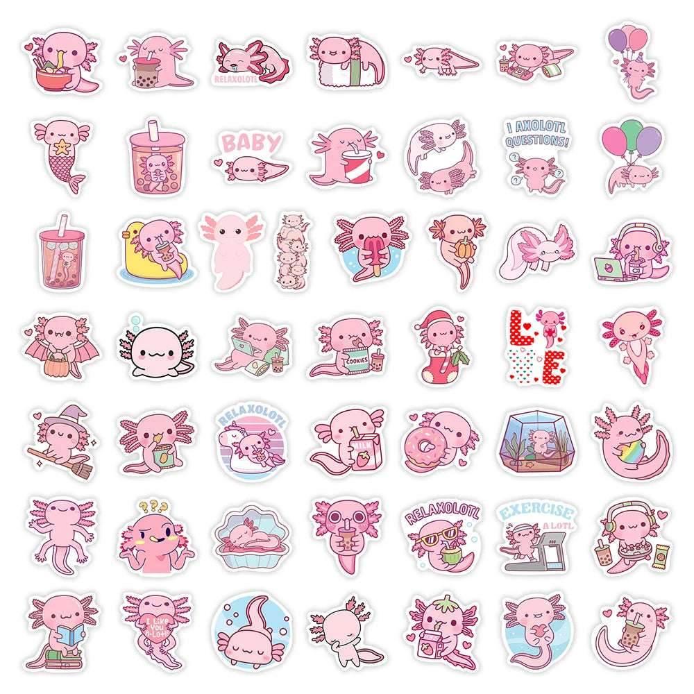 Axolotl Adorables Sticker Set