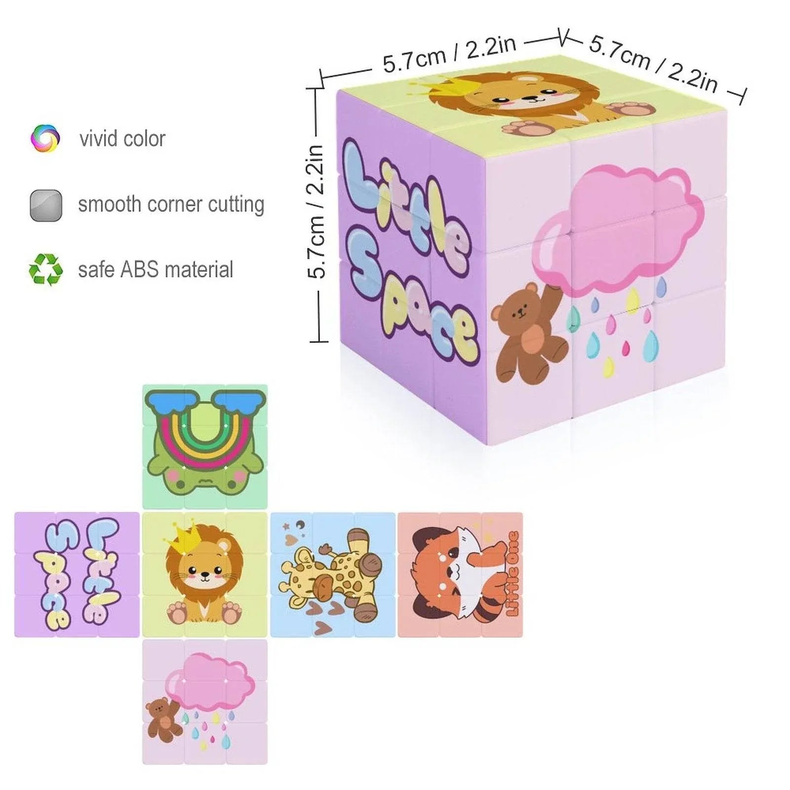 3x3 Magic Cube – Classic Brain Teaser Toy