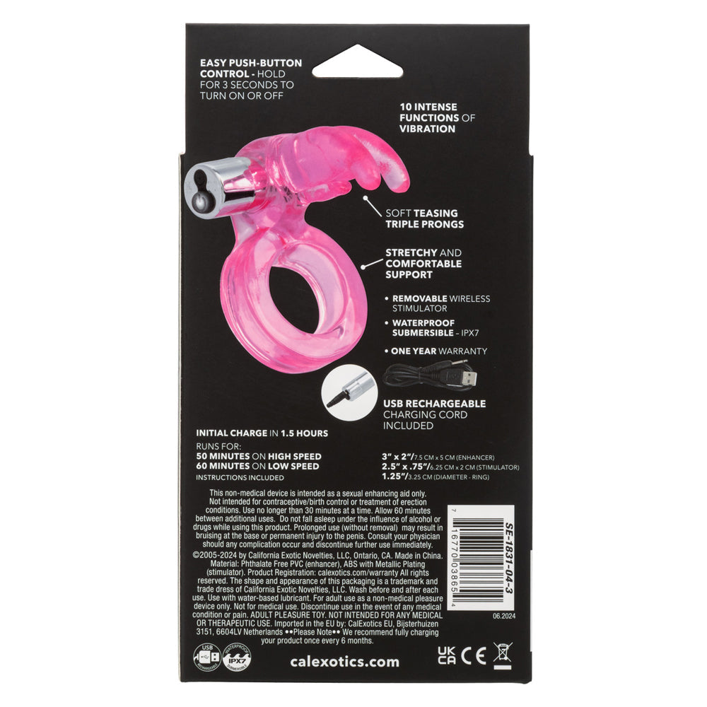 Triple Flicker Rechargeable Personal Massager