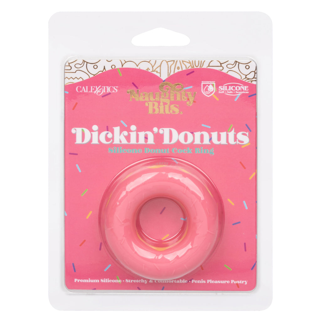 Naughty Bits Dickin Donuts Silicone Donut Intimate Ring - Pink