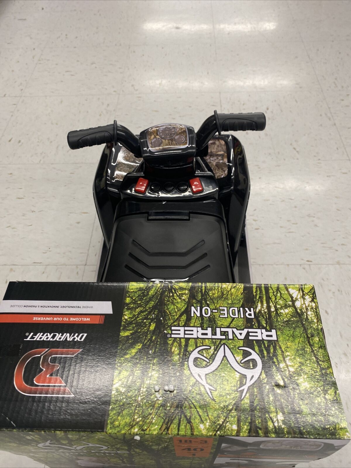 Realistic Ride-On with Working Light Bar for Boys by Dynacraft