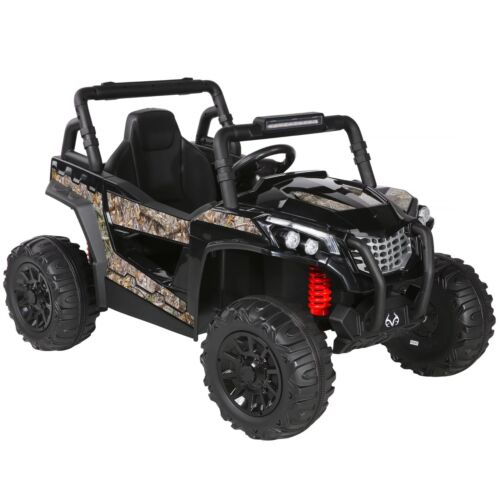 Realtree 12V UTV Ride-On Electric Toy Truck with Realistic Lights & Sounds