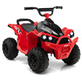 Red 12V Kids ATV with Adjustable Speed and Comfortable Seat