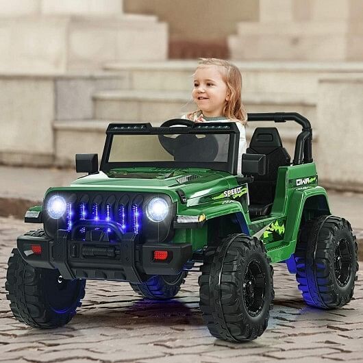 Red 12V Kids Ride-on Jeep Car with Remote Control