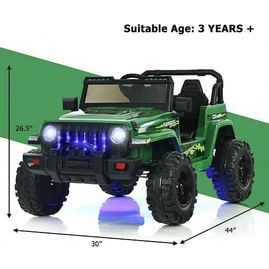 Red 12V Kids Ride-on Jeep Car with Remote Control