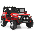 Red 12V Kids Ride On Truck with Remote Control & Lights - Electric Car for Endless Fun!
