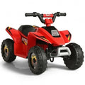 Red 6V Electric ATV Ride-On Toy for Kids with 4 Wheels