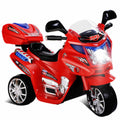 Red 6V Electric Ride-On Motorcycle for Kids - Babyjoy 3 Wheel Battery-Powered Toy