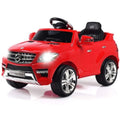 Red 6V Mercedes Electric Ride On Car for Kids 37-72 Months with MP3 and Remote Control