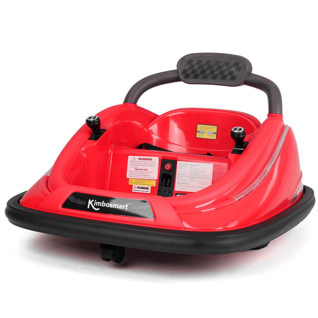 Remote Control Bumper Car for Kids with LED Lights and 360° Spin