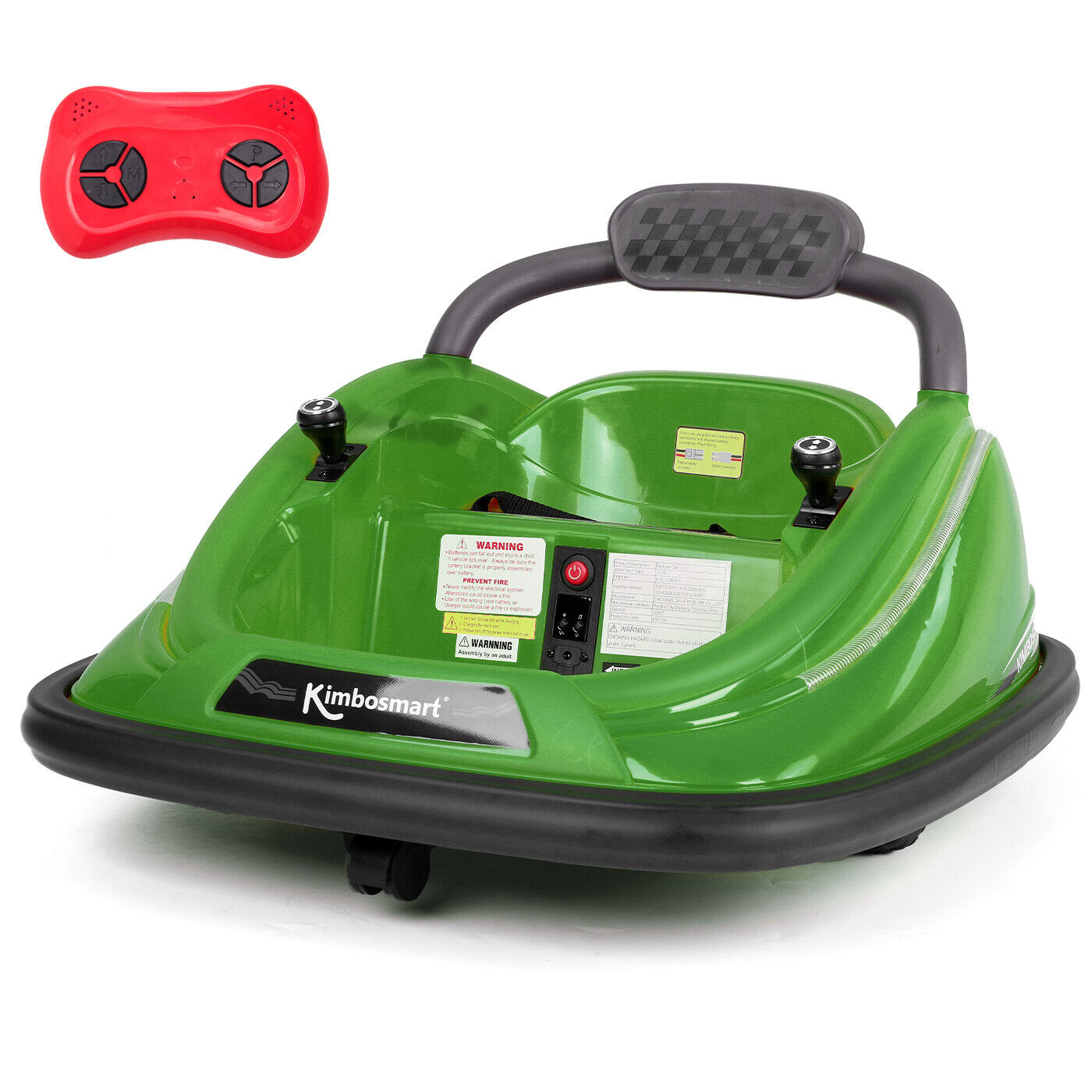Remote Control Bumper Car for Kids with LED Lights and 360° Spin