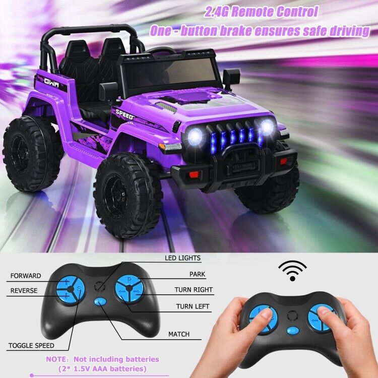 Remote Control Kids Ride-on Jeep Car for Hours of Fun Driving