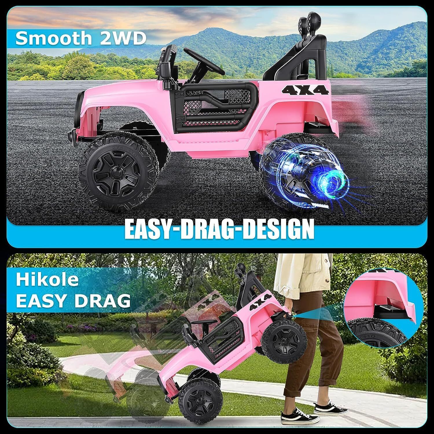 Remote Control Lamborghini Electric Ride-On Car for Kids 24/12V