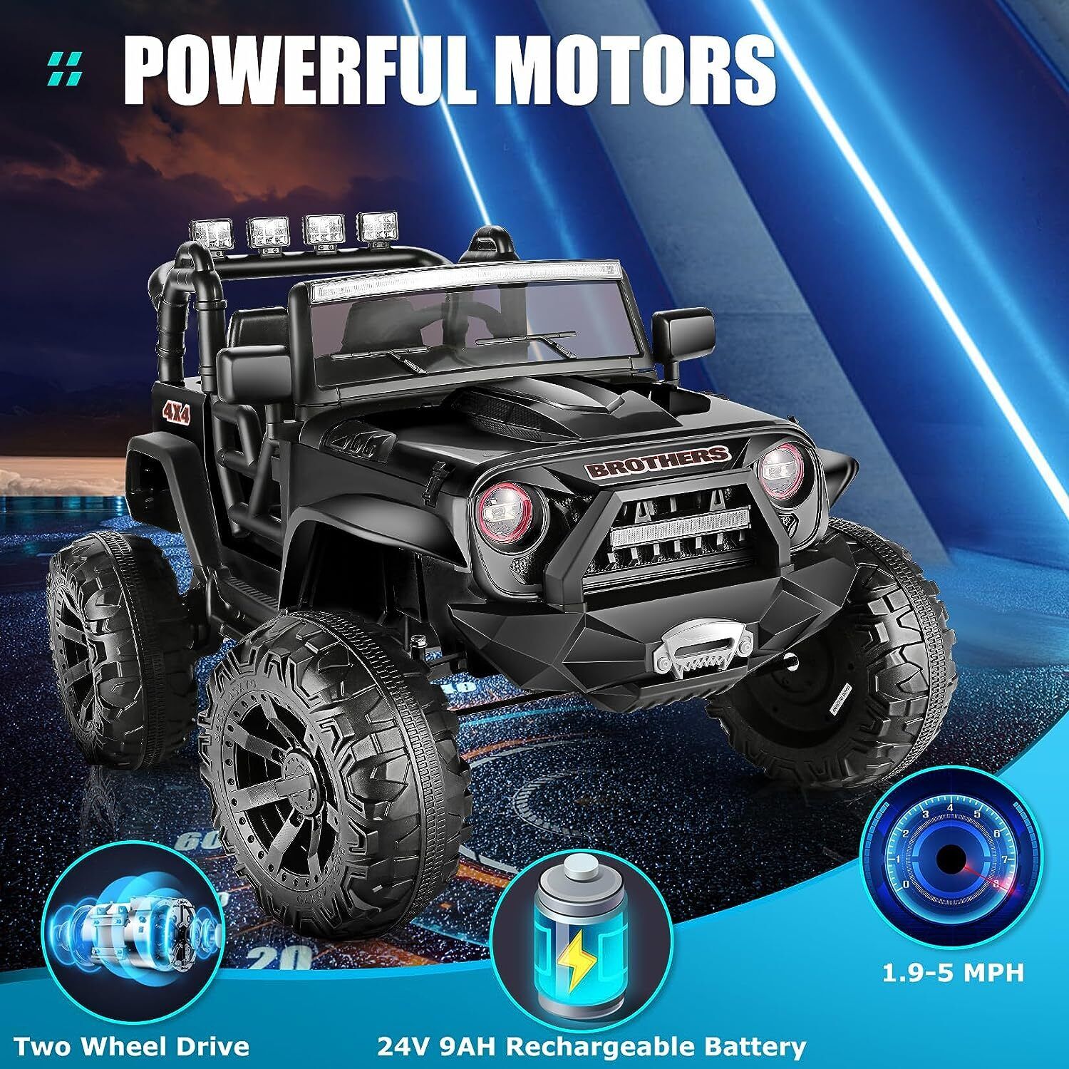 Remote Control Lamborghini Electric Ride-On Car for Kids 24/12V