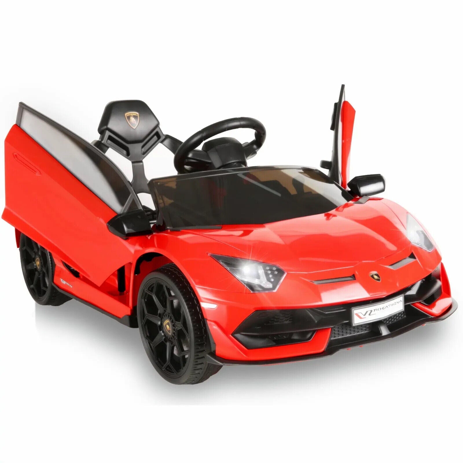 Remote Control Lamborghini Electric Ride-On Car for Kids 24/12V