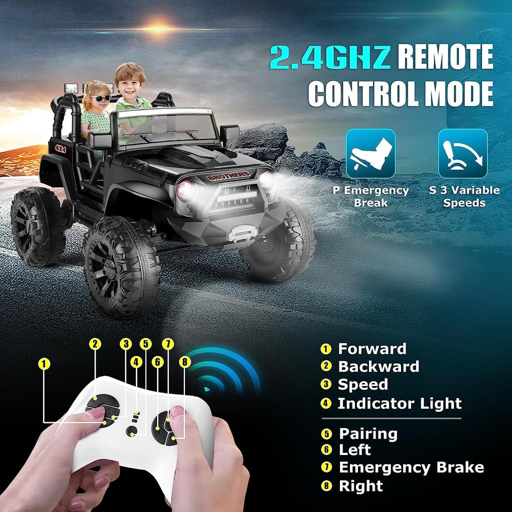 Electric Lamborghini Ride-On Car for Kids with Remote Control - 24/12V Truck Design