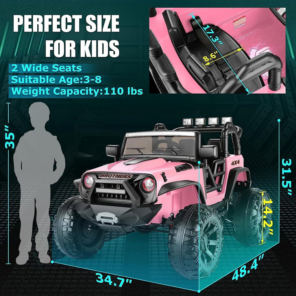 Electric Lamborghini Ride-On Car for Kids with Remote Control - 24/12V Truck Design