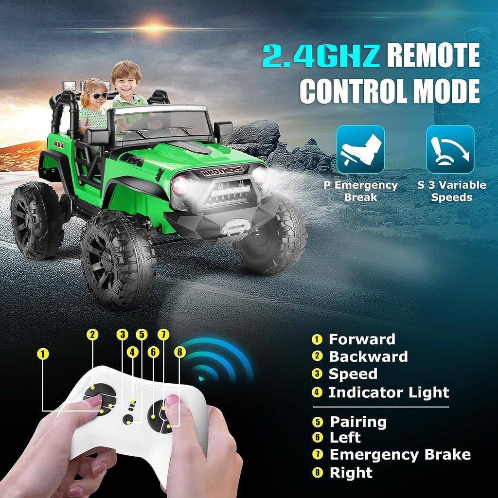Electric Lamborghini Ride-On Car for Kids with Remote Control - 24/12V Truck Design