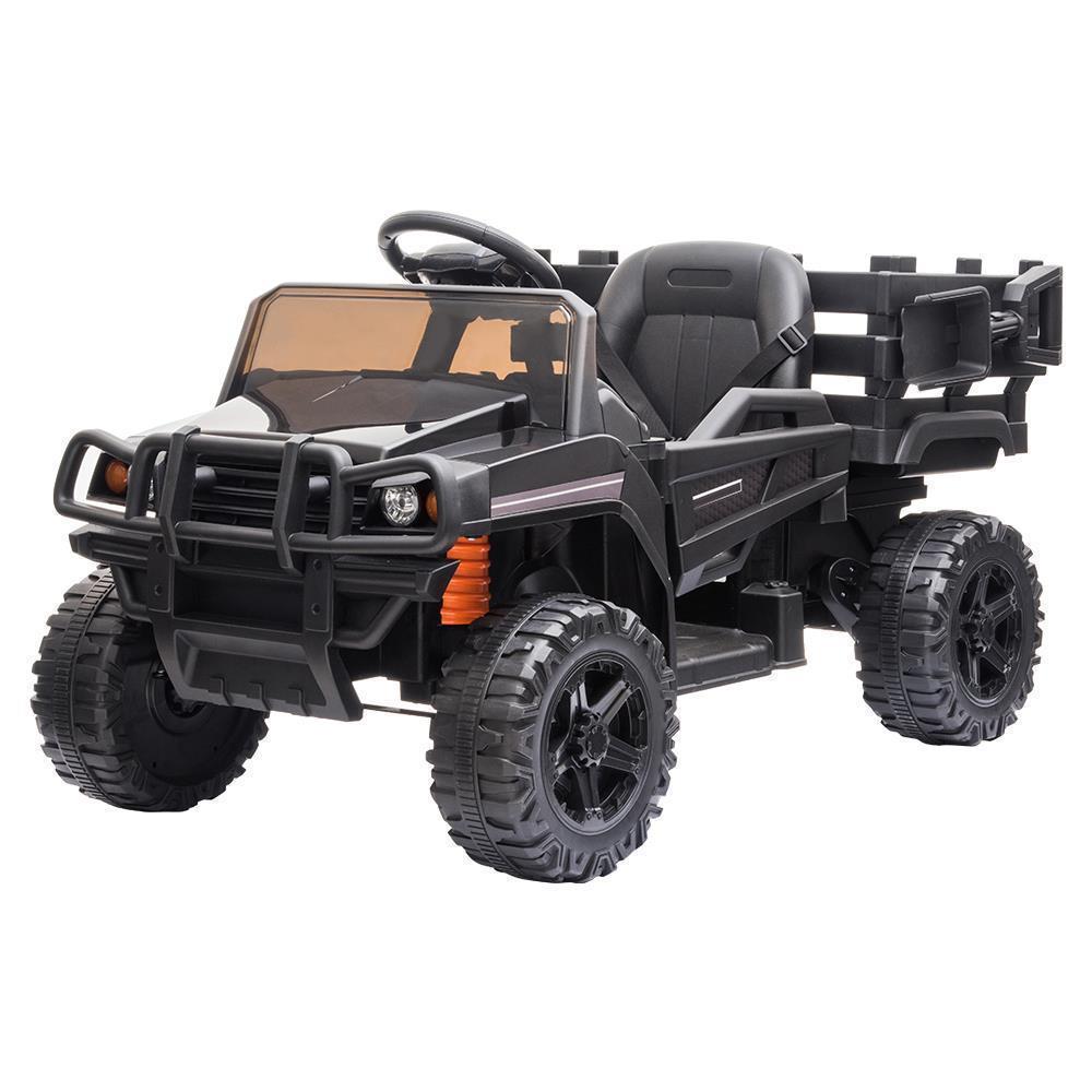 Remote Control Ride-On Tractor with Detachable Trailer for Kids