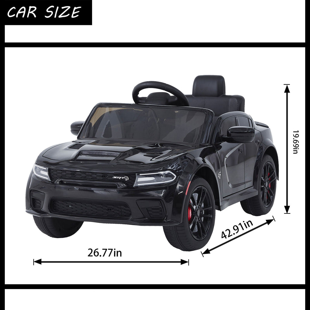 Remote Controlled Electric Car for Kids - Smooth Start, 12V Ride-On Toy