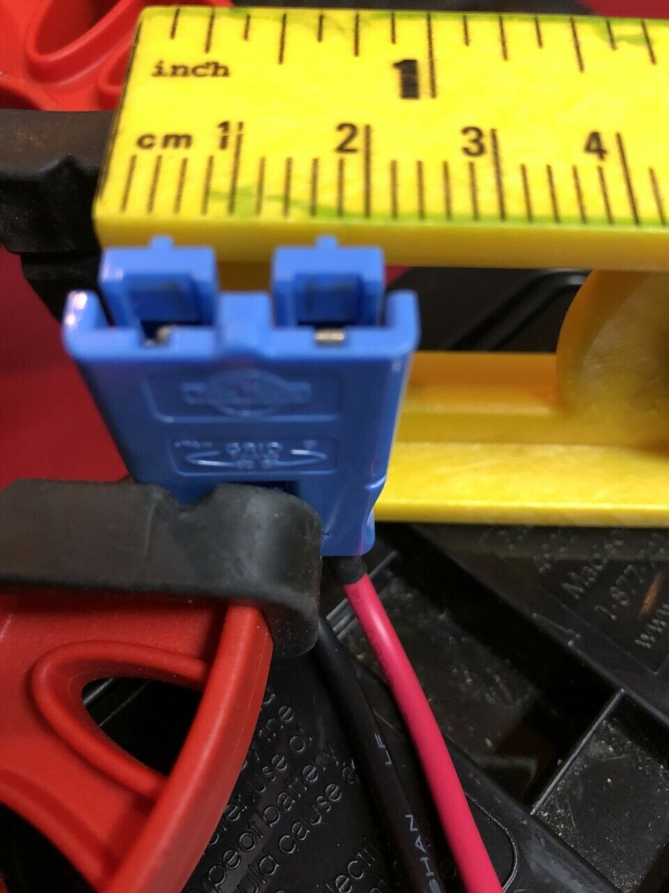 Replacement 12V Battery with Blue Grid Connector and Fuse for Kid Trax Dodge Dually Truck 3500
