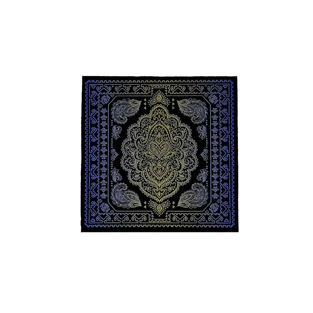 "Retro Blue Carpet" Moodmat