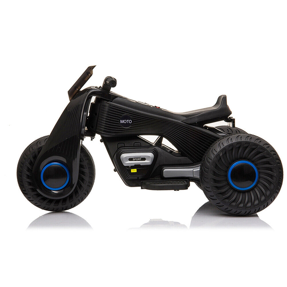 Rev Up the Fun: 6V Electric Ride-On Motor Bike for Kids with Double Drive and Music - 3 Wheels