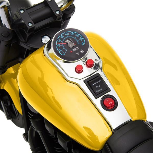 Rev Up the Fun: Electric Ride-On Motorcycle Toy with Headlights and Training Wheels for Kids