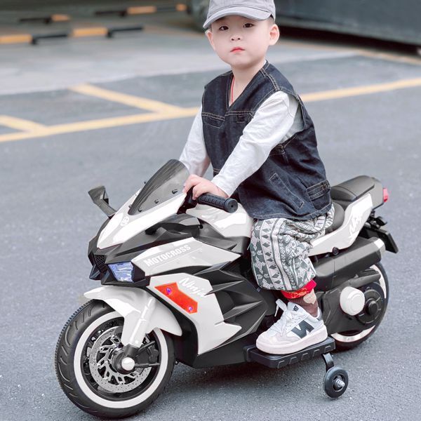 Rev Up the Fun with Our 12V Electric Motorcycle Toy for Kids - 2 Wheels of Excitement!