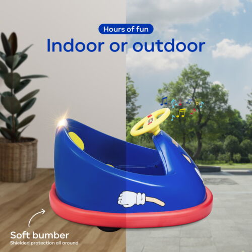 Rev up the Fun with Sonic The Hedgehog 6V Bumper Car - Battery Powered Ride on Toy with Remote for Kids