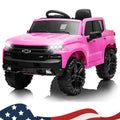 Rev Up the Fun with the 12V Licensed Chevrolet Silverado GMC Kid's Pink Car Truck