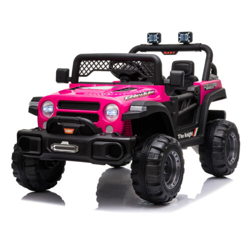 Rev up the Fun with the BBH-016 Double-Drive 12V Rose Red Off-Road Vehicle and 2.4G Remote Control