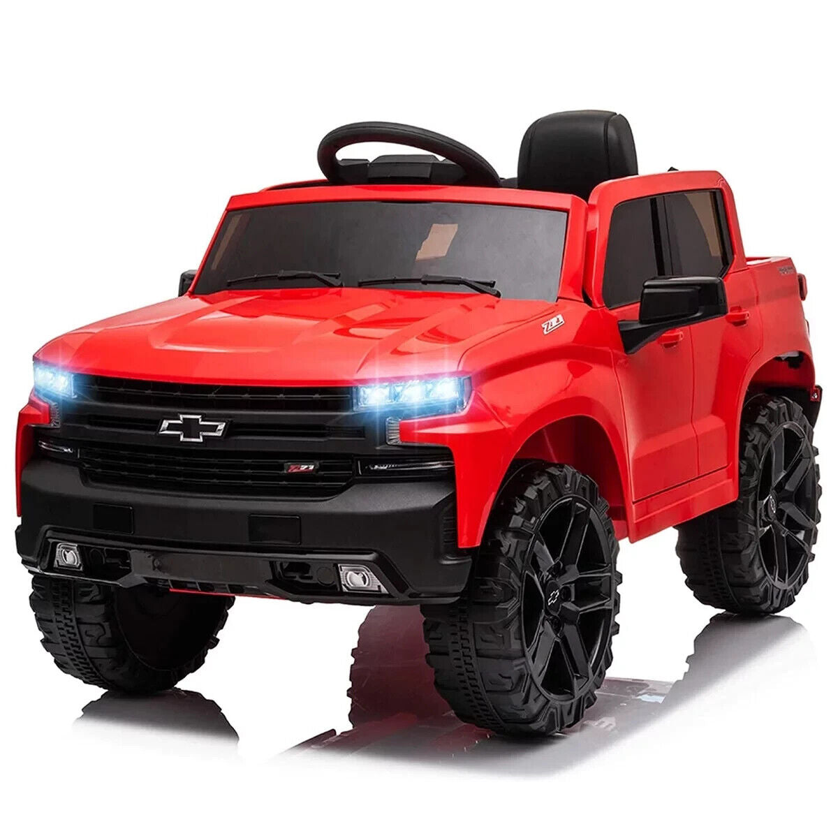 Rev Up the Fun with the Funtok Chevrolet Silverado 12V Electric Ride-On Car for Kids
