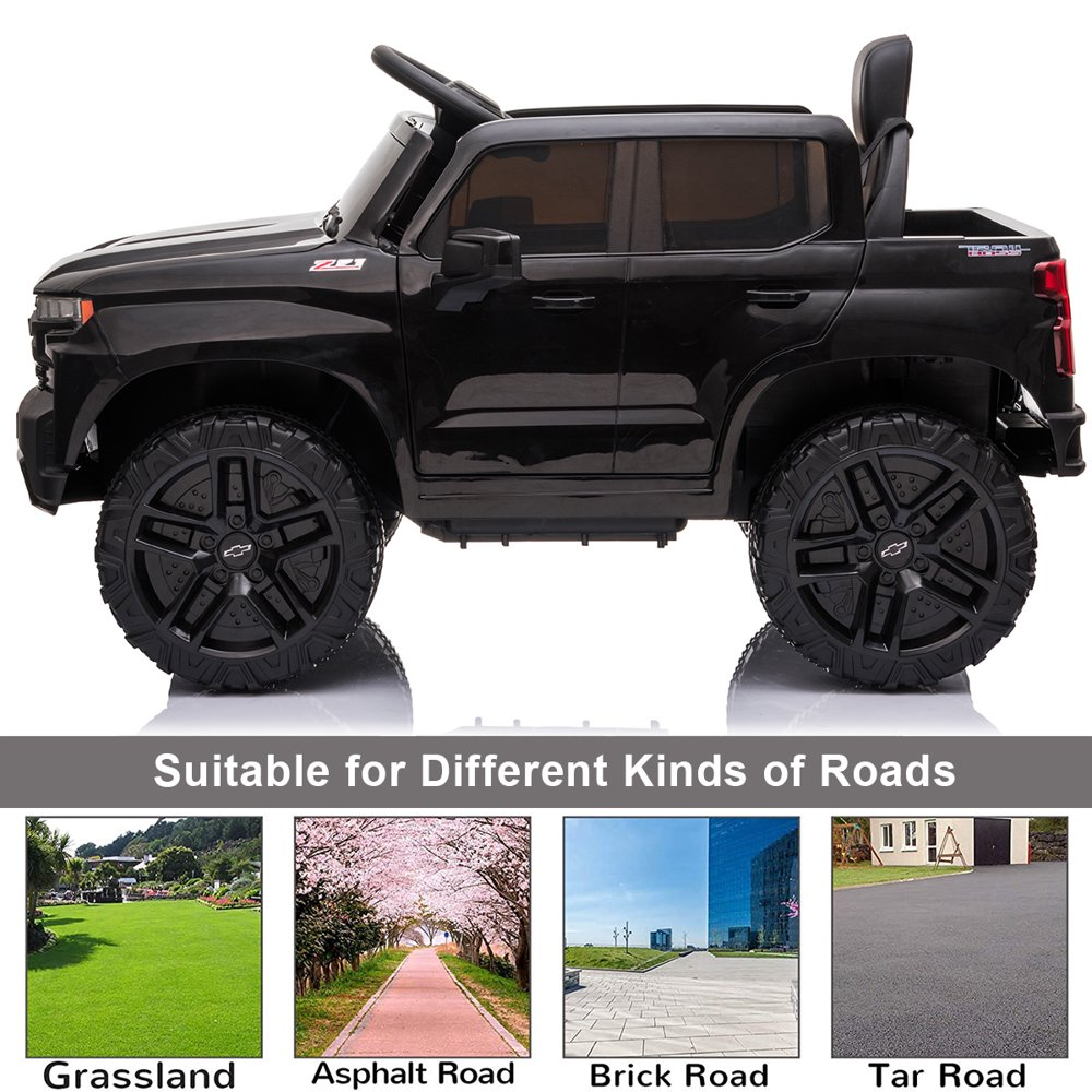Rev Up Your Child's Playtime with the Funtok Licensed Chevrolet Silverado Ride-On Car, Complete with Remote Control
