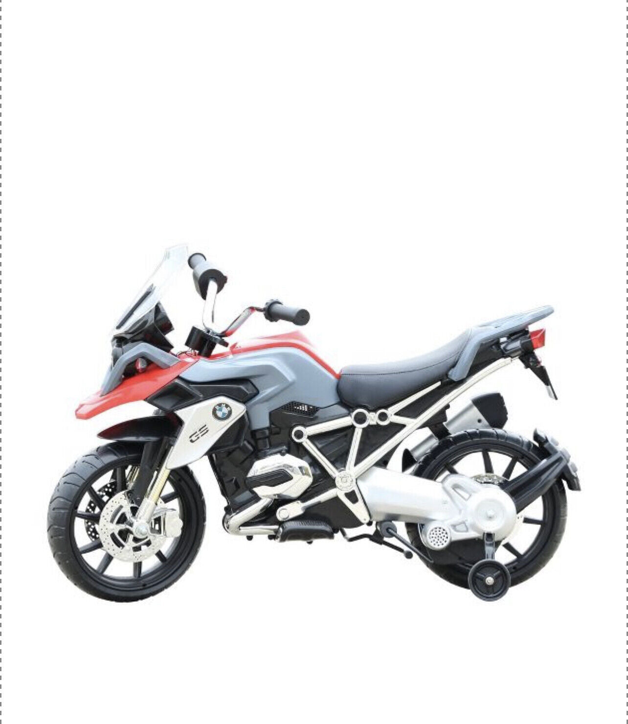 Rev Up Your Ride with the 6V BMW Motorcycle - Red/Gray