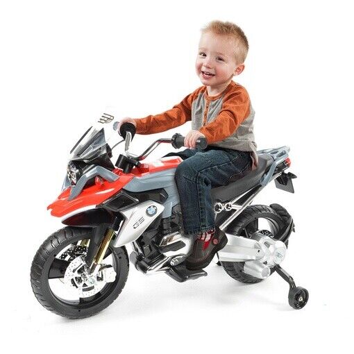 Rev Up Your Ride with the 6V BMW Motorcycle - Red/Gray
