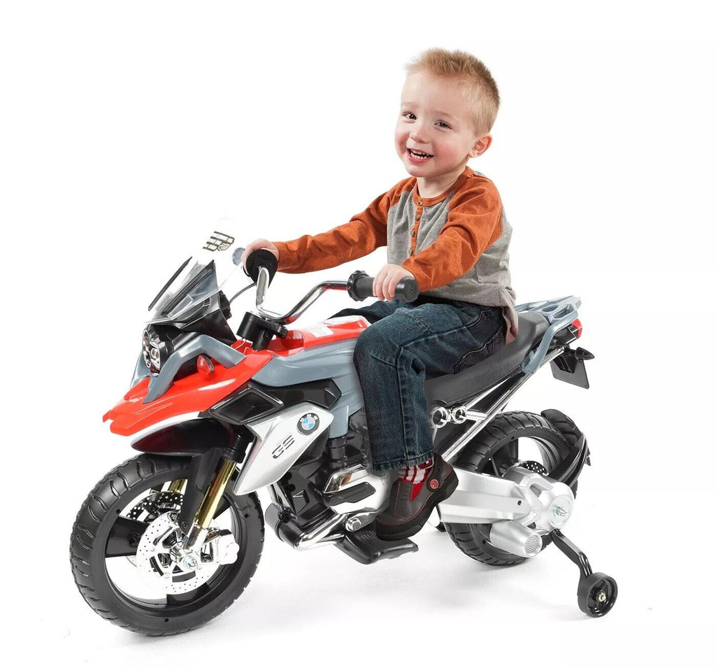 Rev Up Your Ride with the Rollplay BMW 6V Motorcycle in Red/Gray