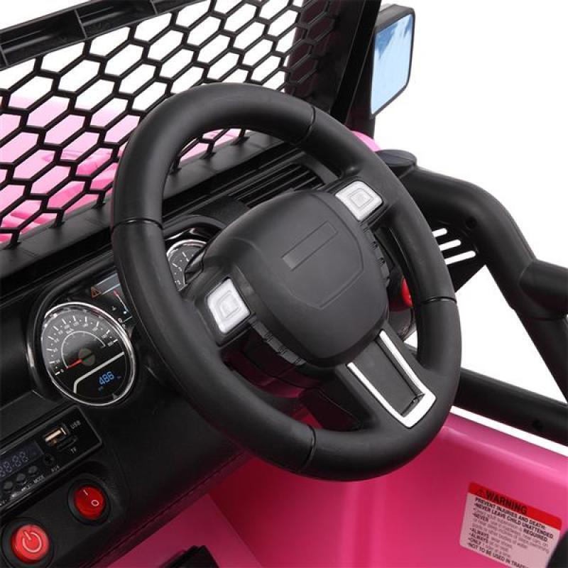 Revamped Electric Dual Drive Ride On Toy with 2.4G RC Control - Perfect Christmas Gift for Kids