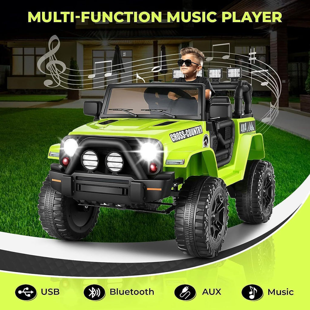 Ride On Car Truck for Kids with 12V Electric Motor and Parent Remote Control