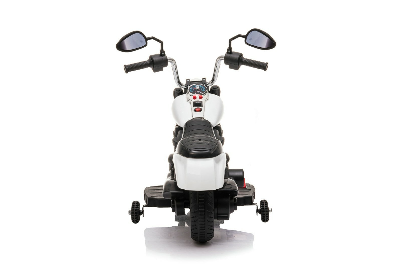 Kids Ride-On Harley Chopper Style Bike with Safety Training Wheels and 6V Battery