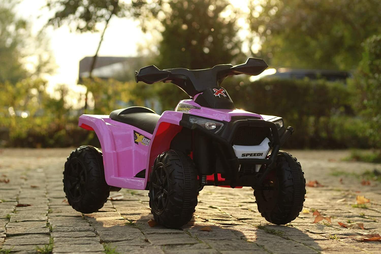 Kids Quad ATV Ride-On Toy Bike with 6V Battery and Four Wheels