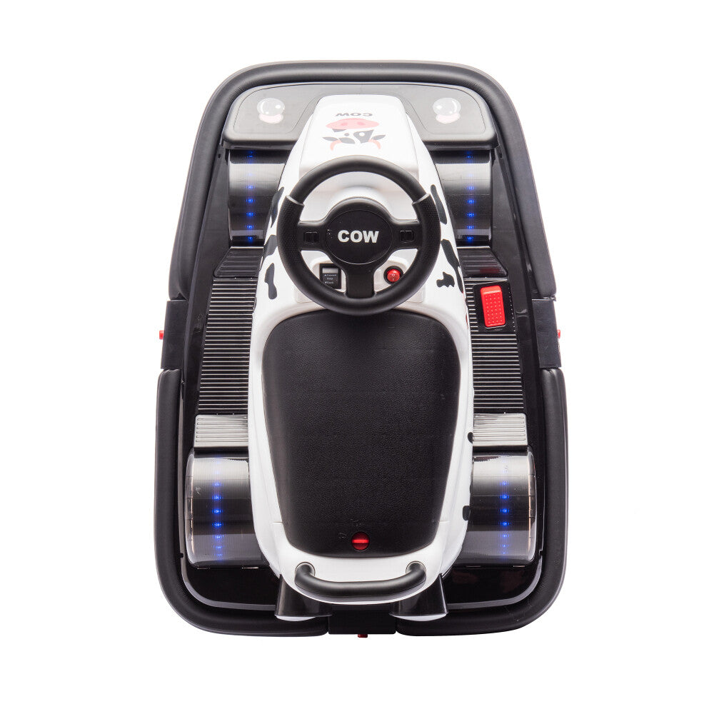 Ride-On Motorized Bumper Car with Integrated System and Cute Design for Ages 3-5