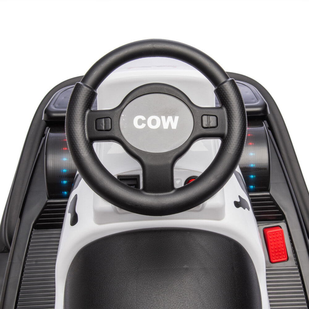 Ride-On Motorized Bumper Car with Integrated System and Cute Design for Ages 3-5