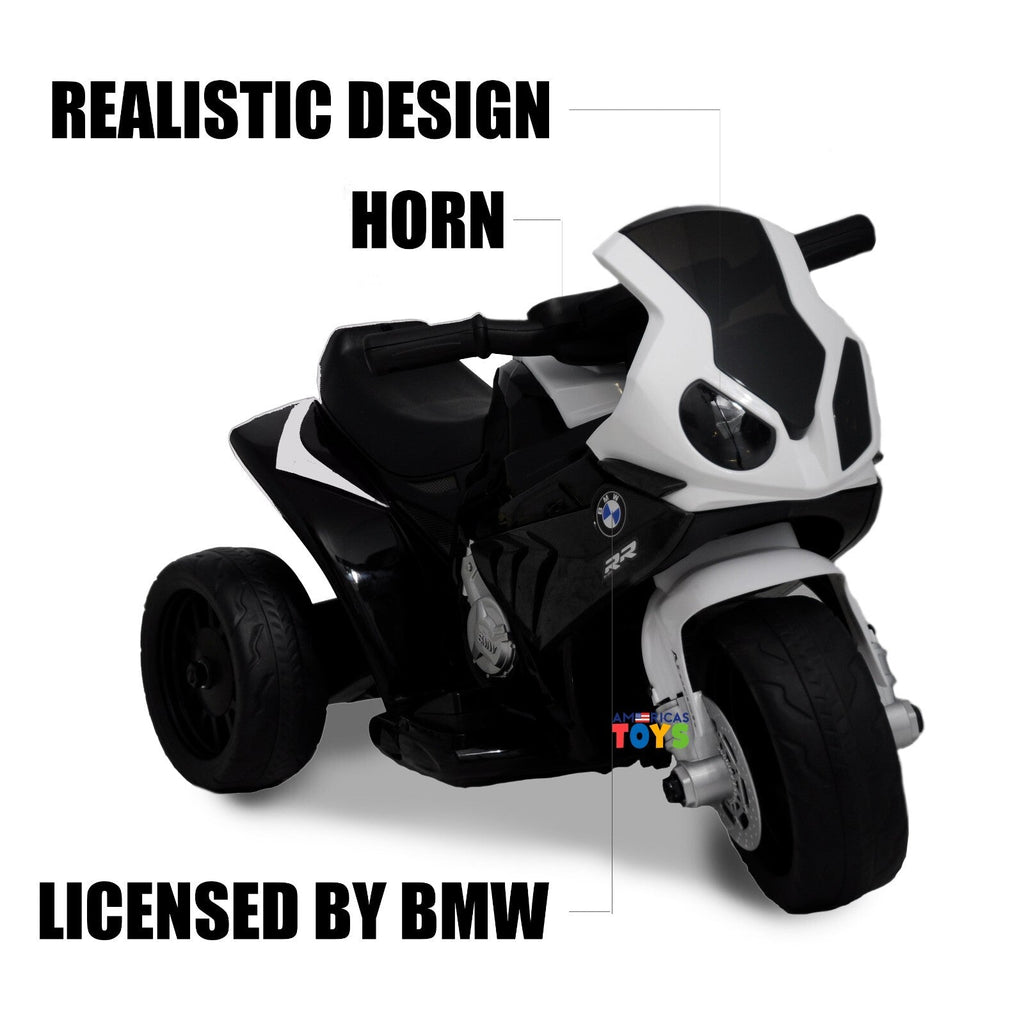 Kids 6V Licensed BMW Ride-On Motorbike Tricycle with MP3 Music in Multiple Colors