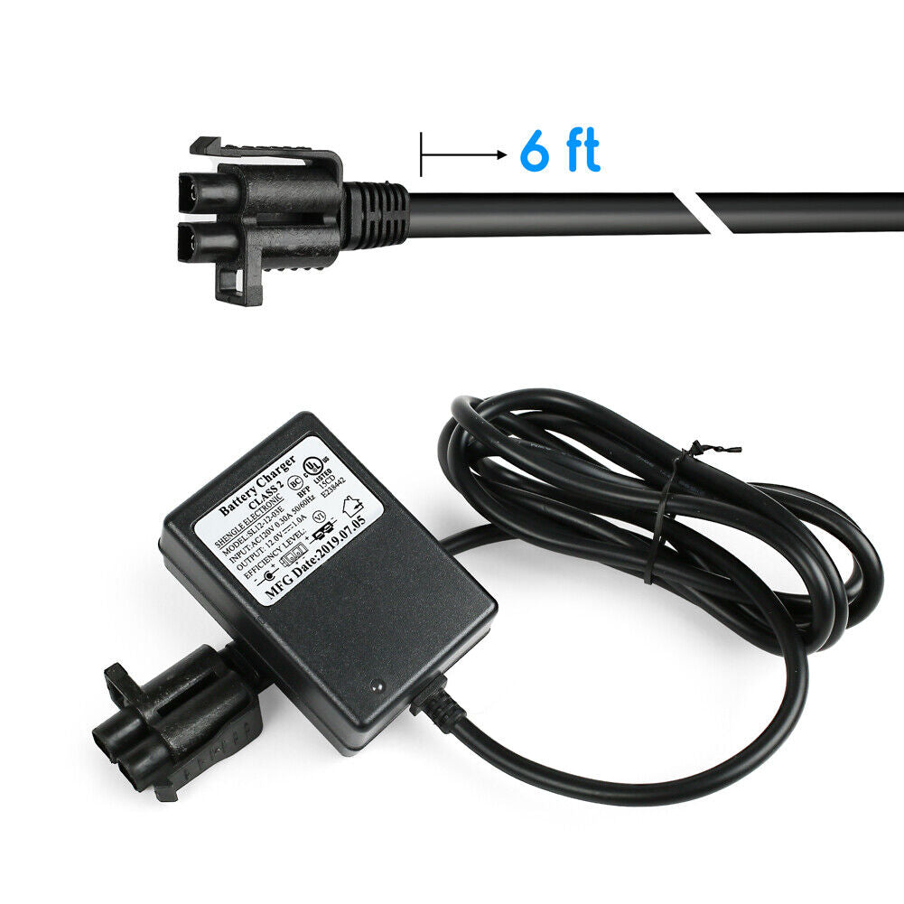 Ride On Toy Battery Charger for Yamaha Raptor 700R and Toyota FJ Cruiser - 12V