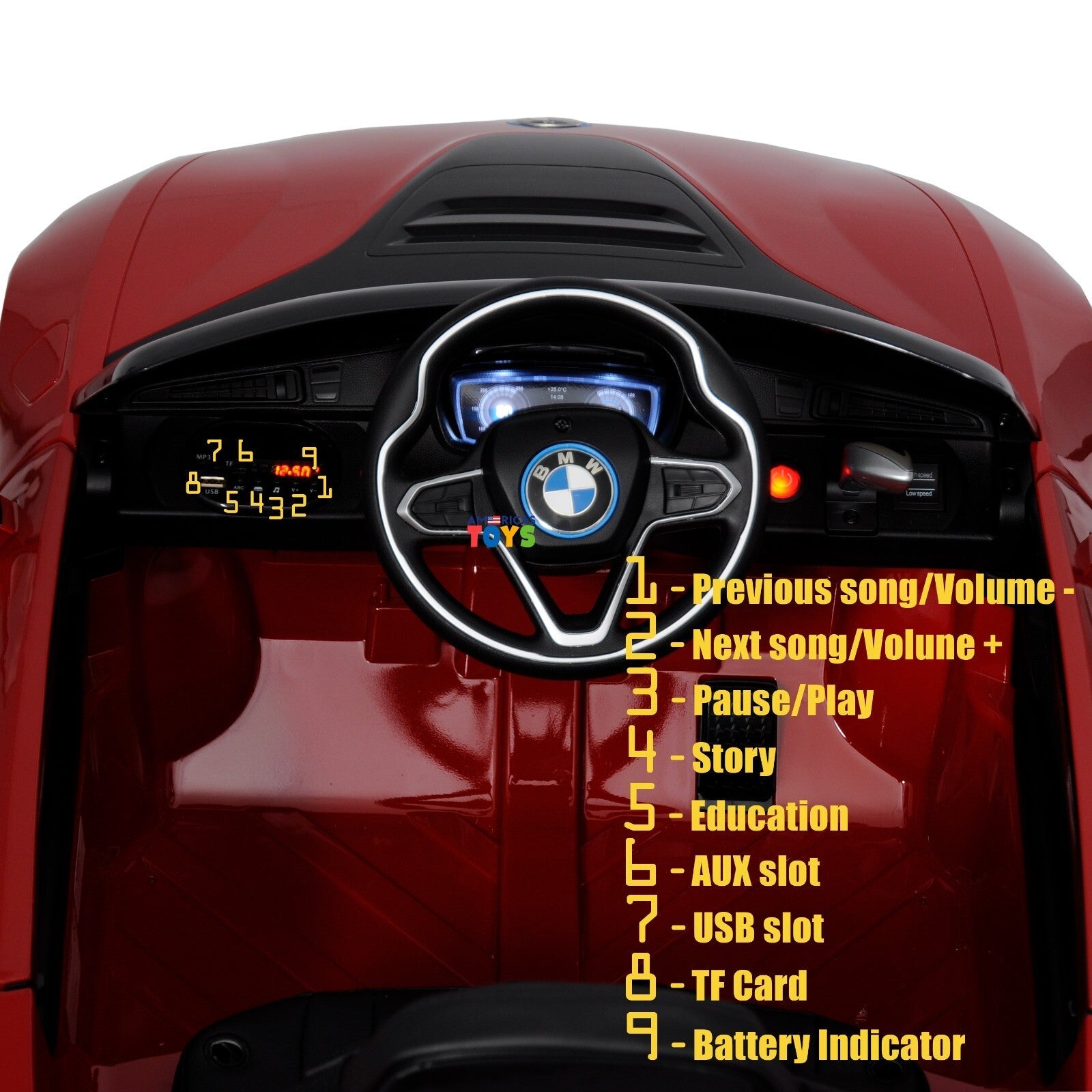 12V Licensed BMW Kids Ride-On Coupe with RC, MP3, and Single Seat in Multiple Colors