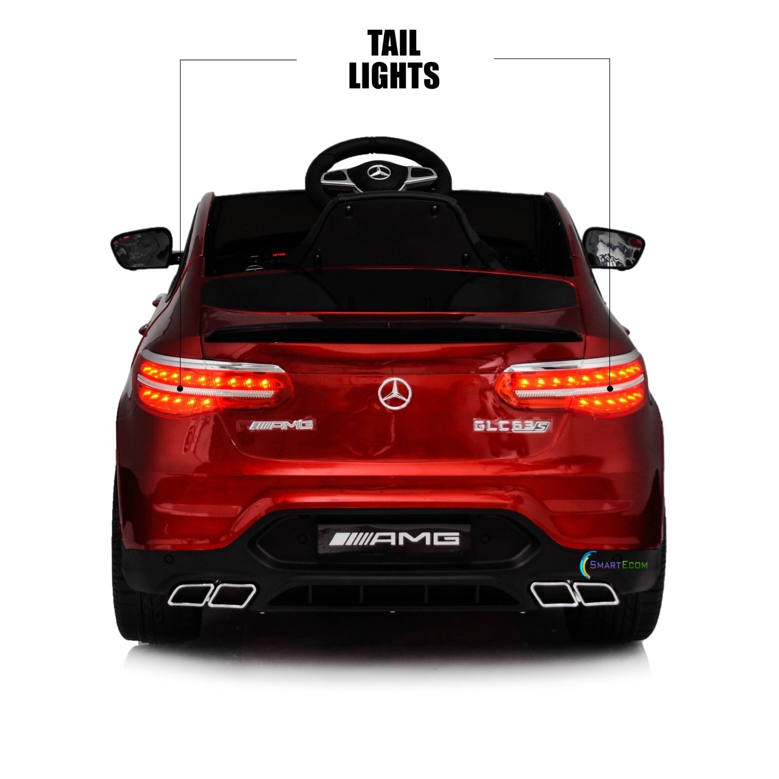 12V One-Seater Ride-On Car with Remote Control and MP3 – Licensed Mercedes-Benz, Multiple Colors