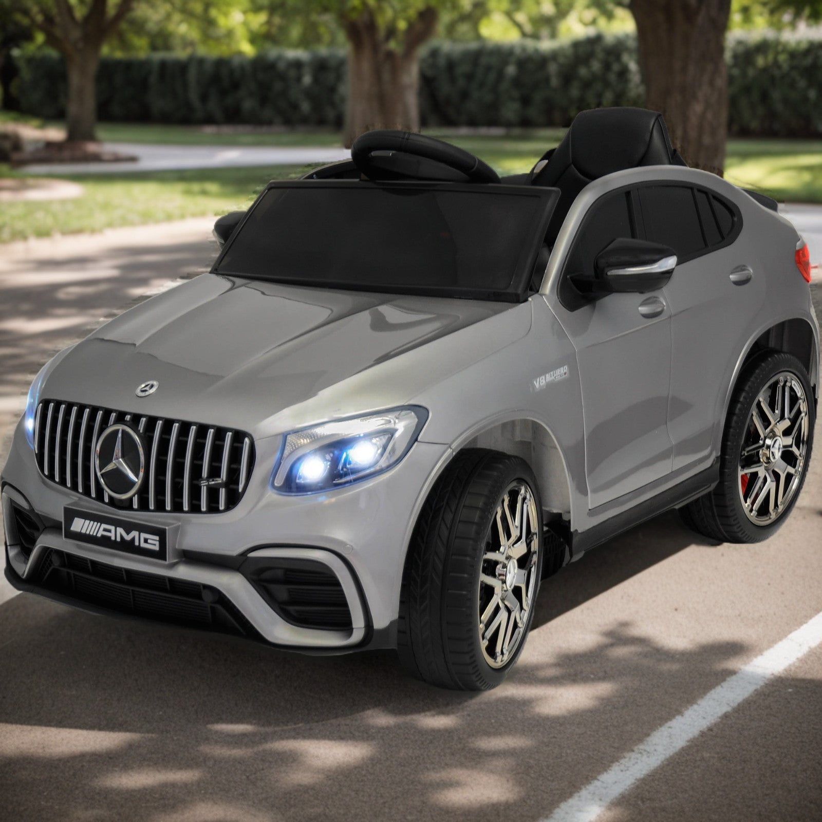 12V One-Seater Ride-On Car with Remote Control and MP3 – Licensed Mercedes-Benz, Multiple Colors